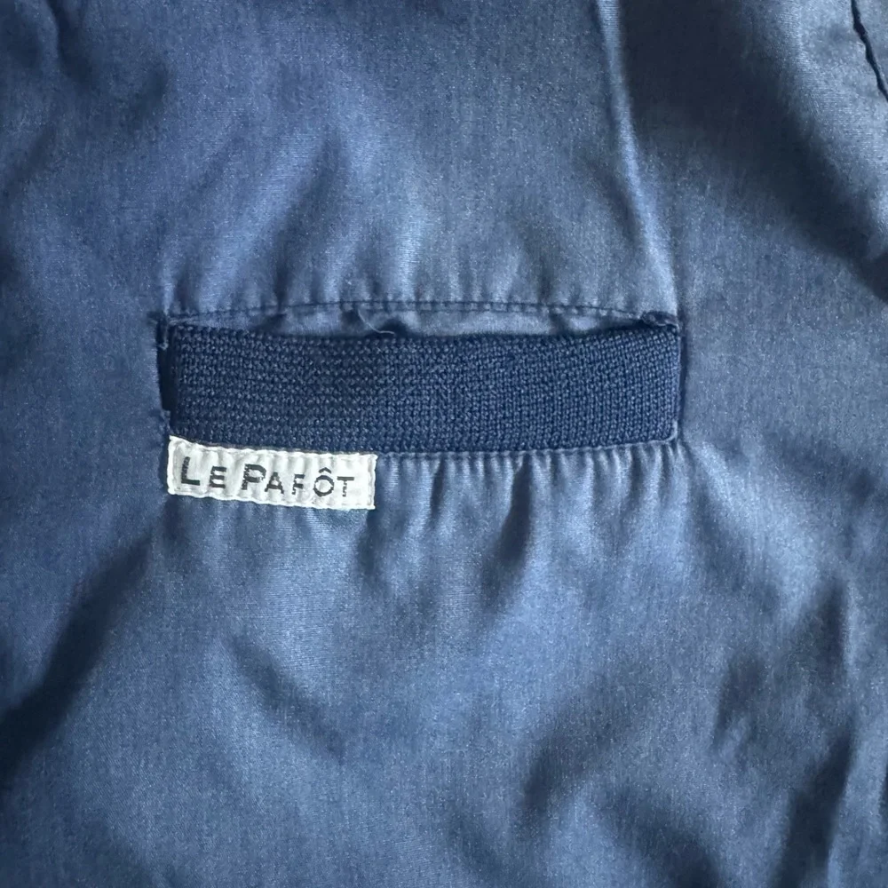 Vintage Le Parot men’s large Navy Jacket